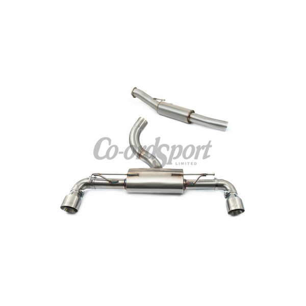 COBRA Toyota Yaris GR (20 >) GPF Back - Non-Resonated - CF Tips image