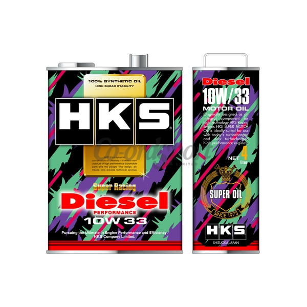 HKS NLA! - Super Racing Diesel 10W33 Oil 4L image