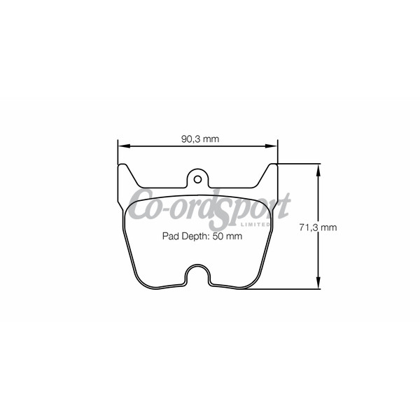 Pagid racing brake pads -RSH3 image