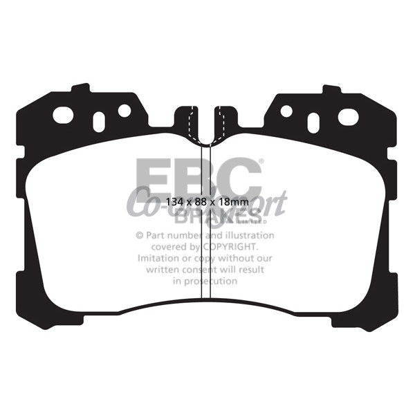 EBC Ultimax OEM Replacement Brake Pads image