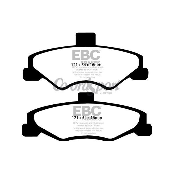 EBC Ultimax OEM Replacement Brake Pads image