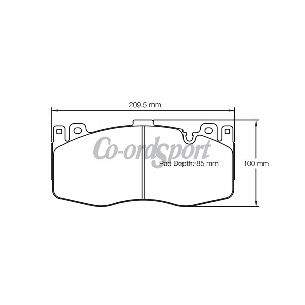 Pagid racing brake pads -RSC1 image
