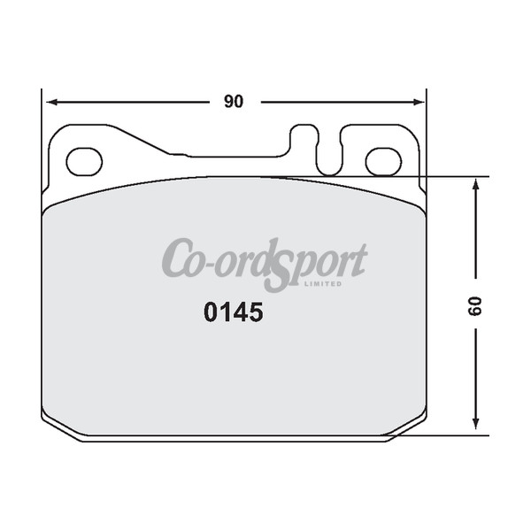 PFC 145 Z-RATED BRAKE PAD SET image