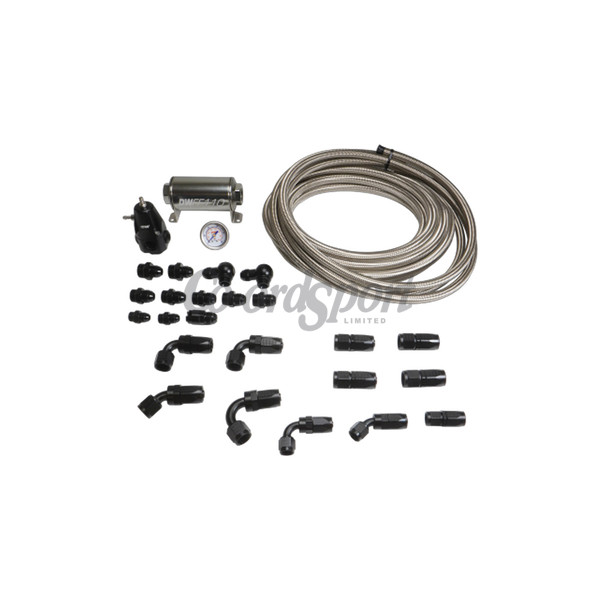 DW 1992-2006 BMW 3-Series E36/E46 8AN CPE Stainless Plumbing Kit image