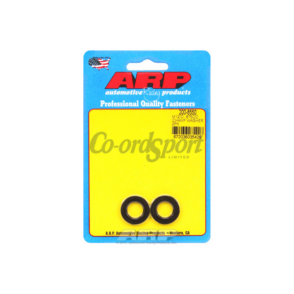 ARP M12 ID .875 OD chamfer black washers image