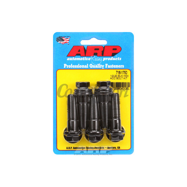 ARP 1/2-20 x 1.750 hex black oxide bolts image