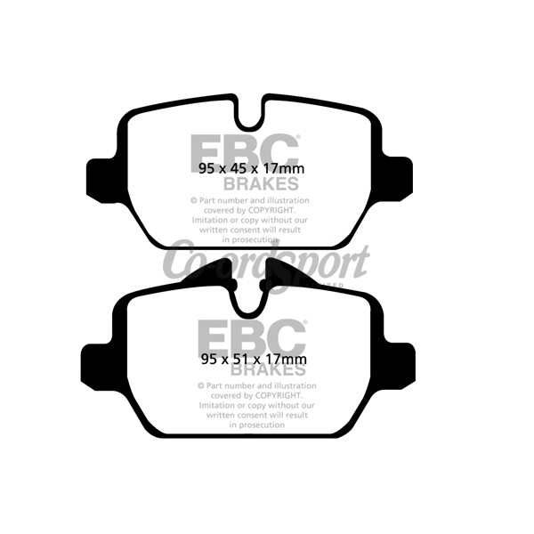 EBC Ultimax OEM Replacement Brake Pads image