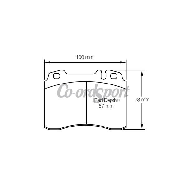 Pagid racing brake pads -RSH42 image