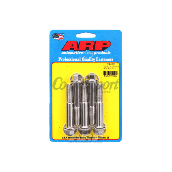 ARP M12 x 1.50 x 70 hex SS bolts image