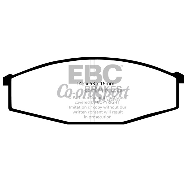 EBC Ultimax OEM Replacement Brake Pads image