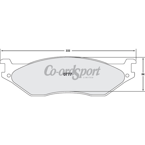 PFC 777 Carbon Metallic Brake Pad Set image