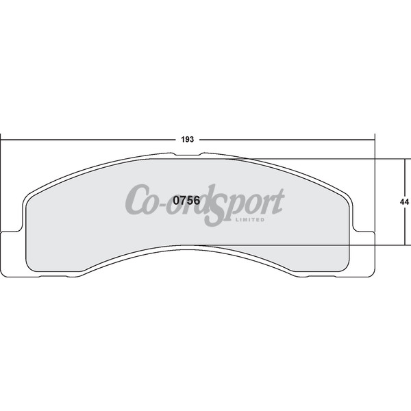 PFC 756 Carbon Metallic Brake Pad Set image