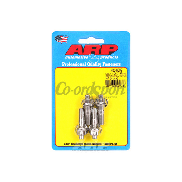 ARP M8 X 1.25 X 38mm broached stud kit - 4pcs image