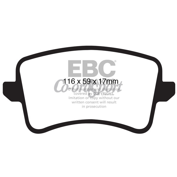 EBC Ultimax OEM Replacement Brake Pads image