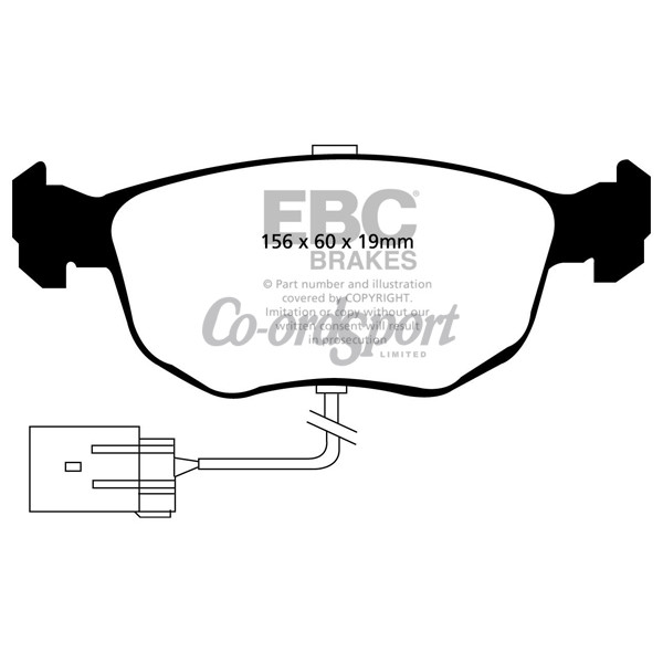 EBC Ultimax OEM Replacement Brake Pads image