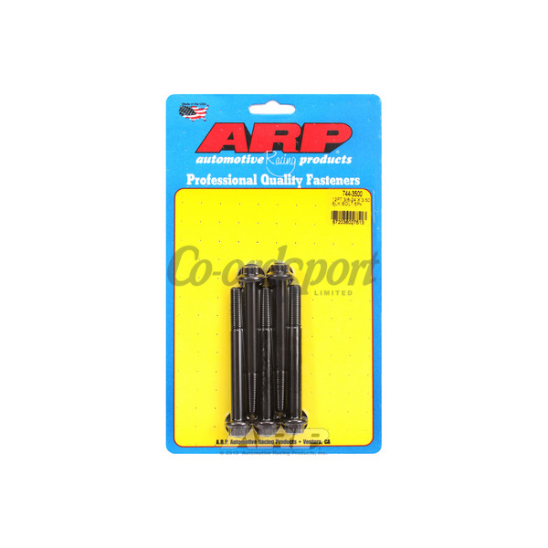 ARP 3/8-24 x 3.500 12pt 7/16 wrenching black oxide bolts image