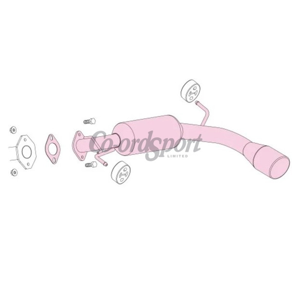 Fujitsubo Authorize S Exhaust SUBARU IMPREZA 1.5 2WD 4WD GH2 3 EL image