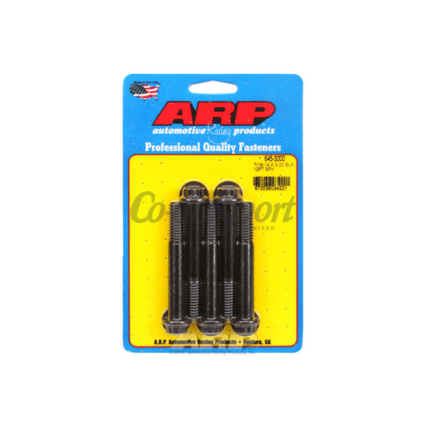ARP 7/16-14 X 3.000 12pt 1/2 wrenching black oxide bolts image