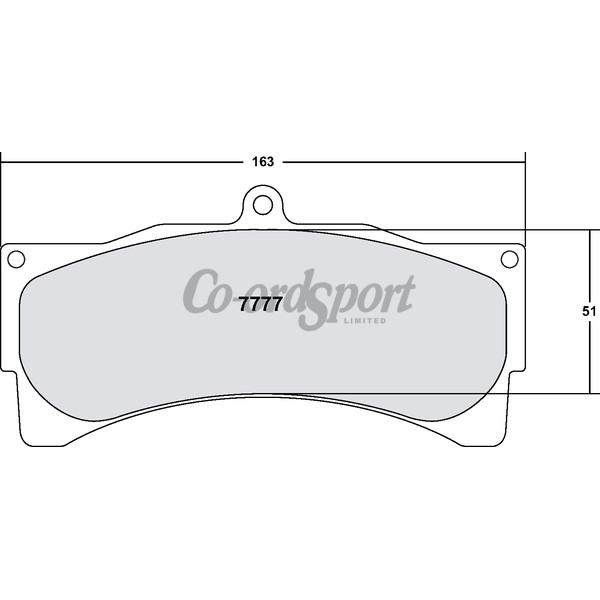 PFC 7777 Race Pad Set - 13 Compound 25 mm image