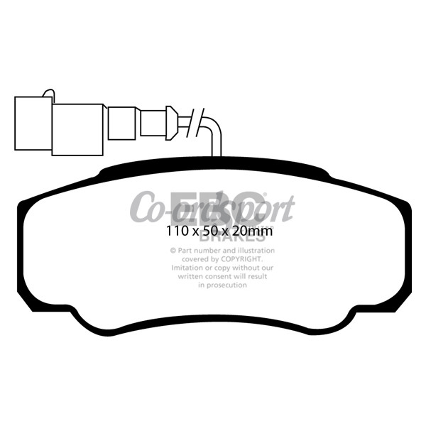 EBC Ultimax OEM Replacement Brake Pads image