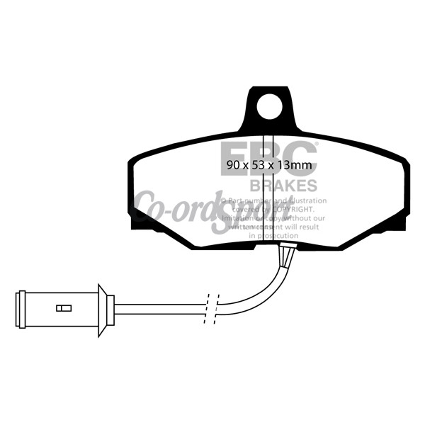 EBC Ultimax OEM Replacement Brake Pads image