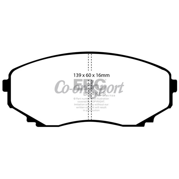 EBC Ultimax OEM Replacement Brake Pads image