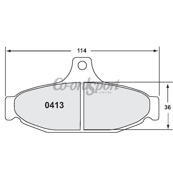 PFC 0413 Race Pad Set - 14 Compound 13 mm image