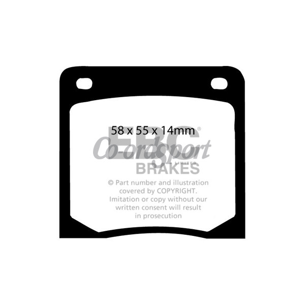 EBC Ultimax OEM Replacement Brake Pads image