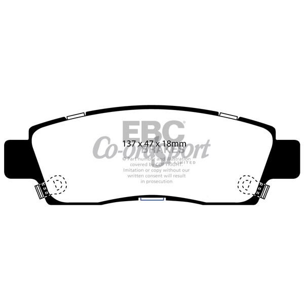 EBC Ultimax OEM Replacement Brake Pads image