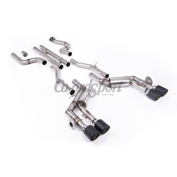 Milltek Exhaust - H-Pipe Valved System with Quad JET-115 4.5inch image