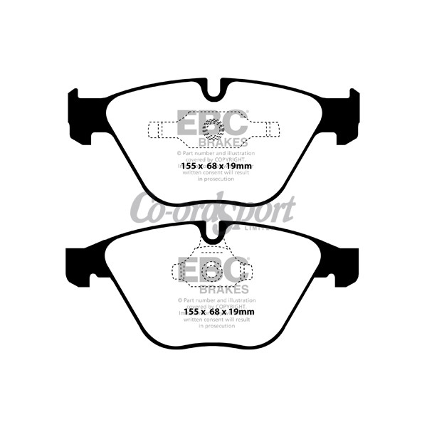 EBC Ultimax OEM Replacement Brake Pads image