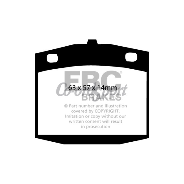 EBC Ultimax OEM Replacement Brake Pads image