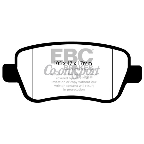 EBC Ultimax OEM Replacement Brake Pads image