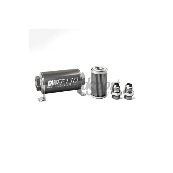 DW In-line fuel filter element and housing kit  stainless st image