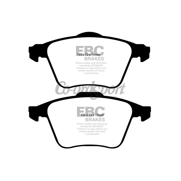 EBC Ultimax OEM Replacement Brake Pads image