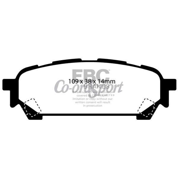 EBC Ultimax OEM Replacement Brake Pads image