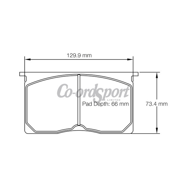 Pagid racing brake pads - RST2 image