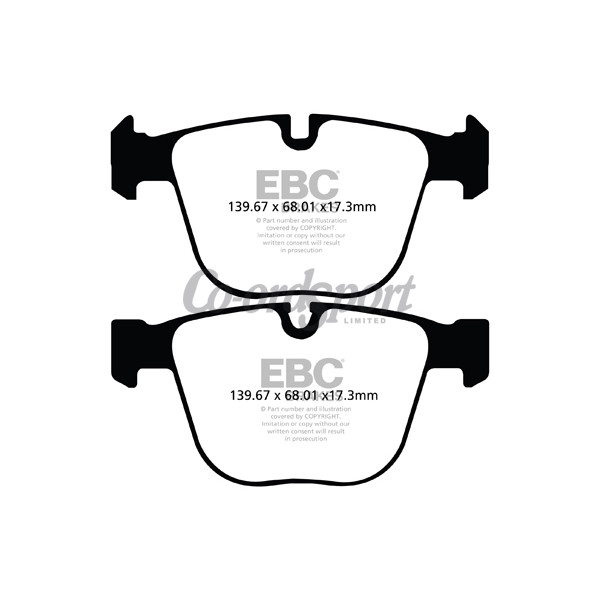 EBC Ultimax OEM Replacement Brake Pads image