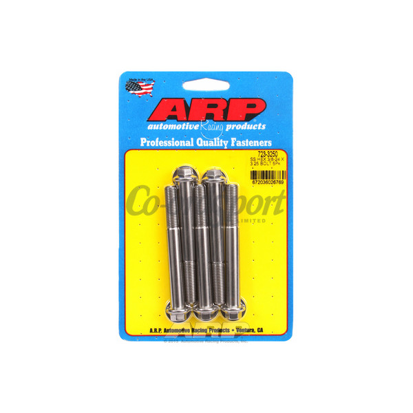 ARP 3/8-24 x 3.250 hex SS bolts image