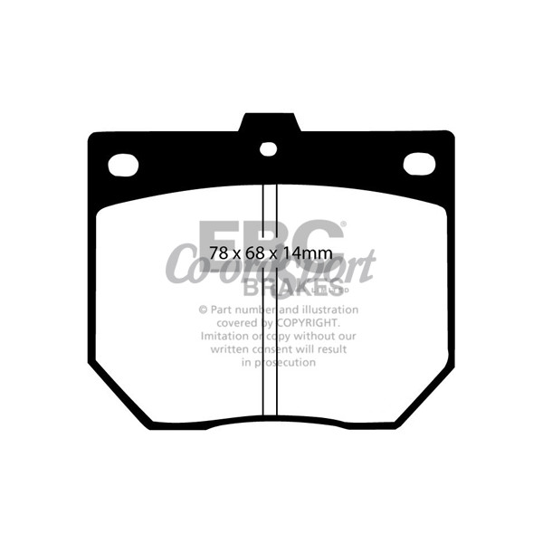 EBC Ultimax OEM Replacement Brake Pads image