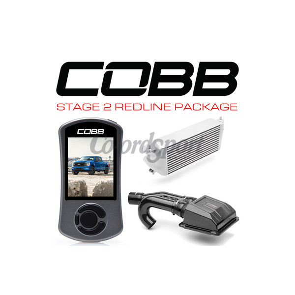 COBB Stage 2 Redline Carbon Fiber Intake Power Package Silver (Fa image