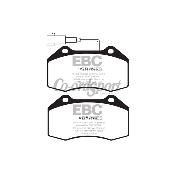 EBC Ultimax OEM Replacement Brake Pads image