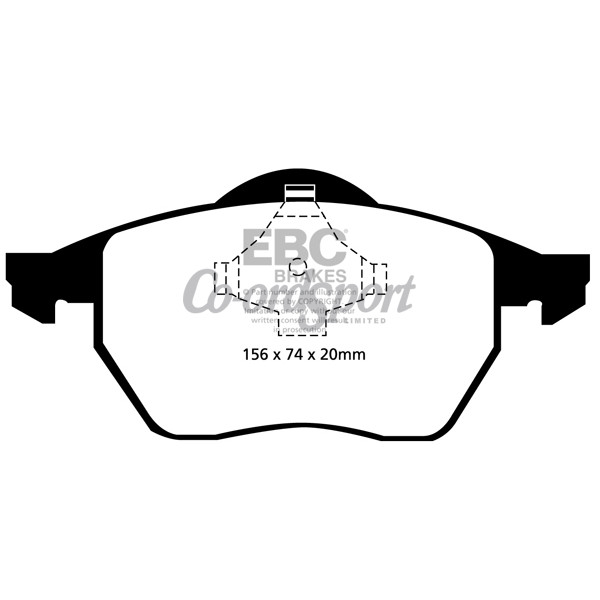 EBC Ultimax OEM Replacement Brake Pads image