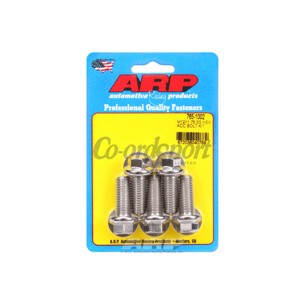 ARP M12 x 1.75 x 30 hex SS bolts image