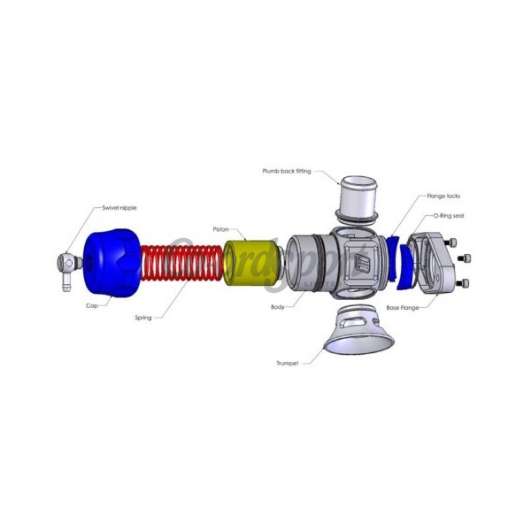 Turbosmart BOV Dual Port Nissan-Black image