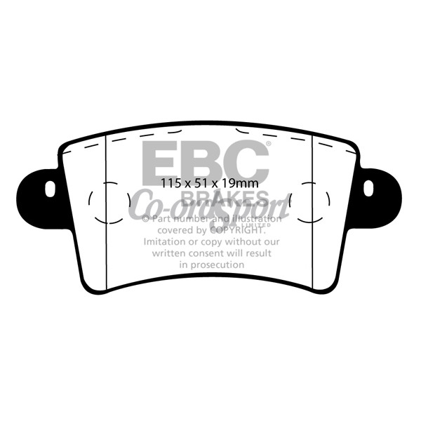 EBC Ultimax OEM Replacement Brake Pads image