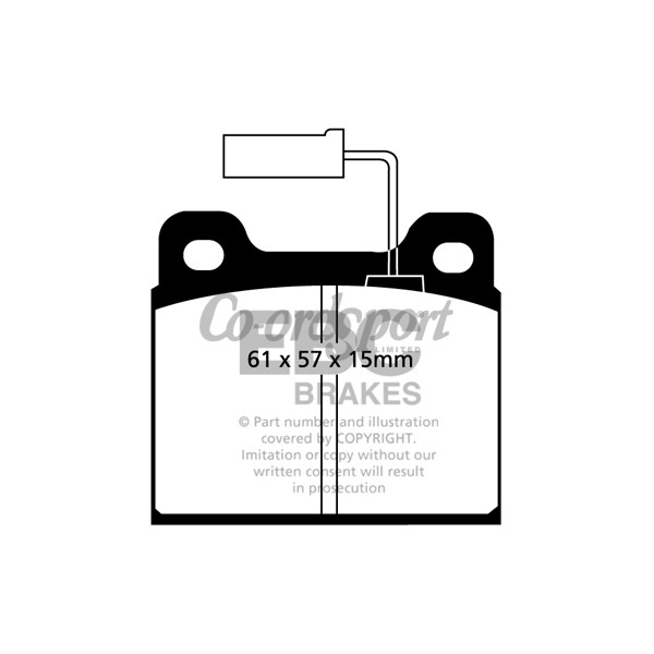 EBC Ultimax OEM Replacement Brake Pads image