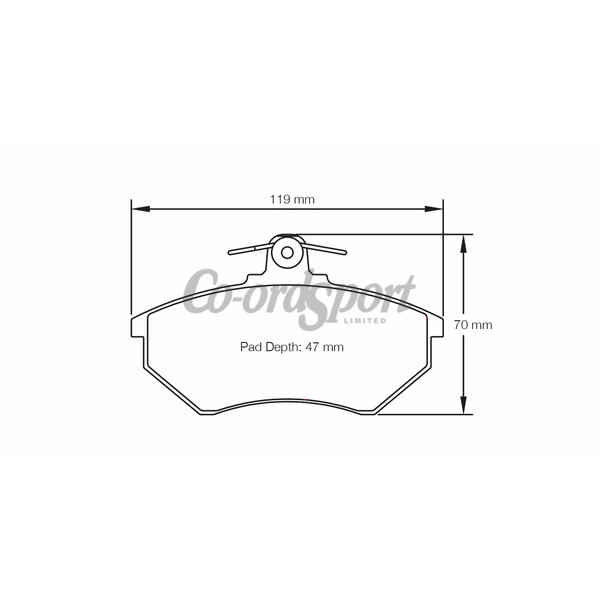 Pagid racing brake pads -RS42 image
