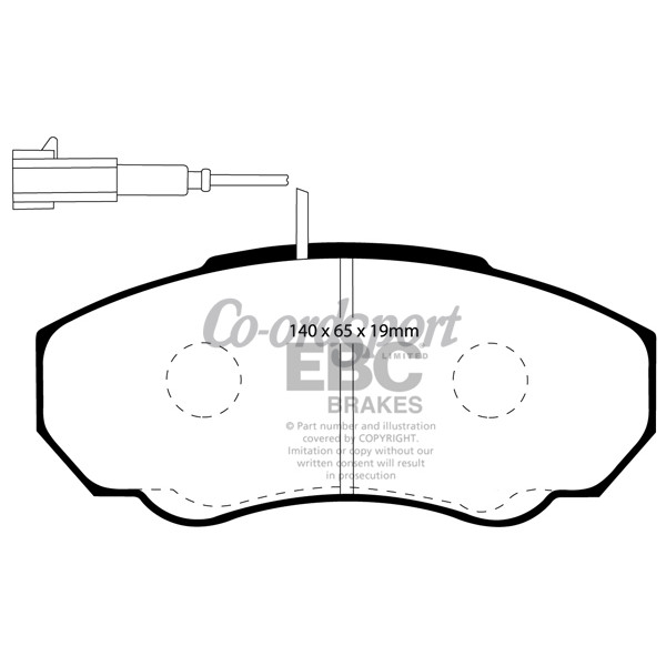 EBC Ultimax OEM Replacement Brake Pads image