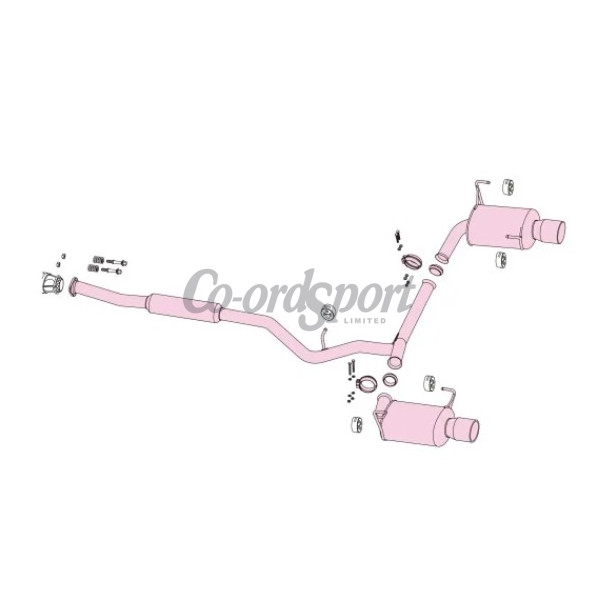 Fujitsubo Authorize R Exhaust SUBARU FORESTER 2.0 Turbo SH5 EJ20 image